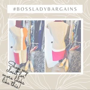 Julian Taylor Colorblock Sheath